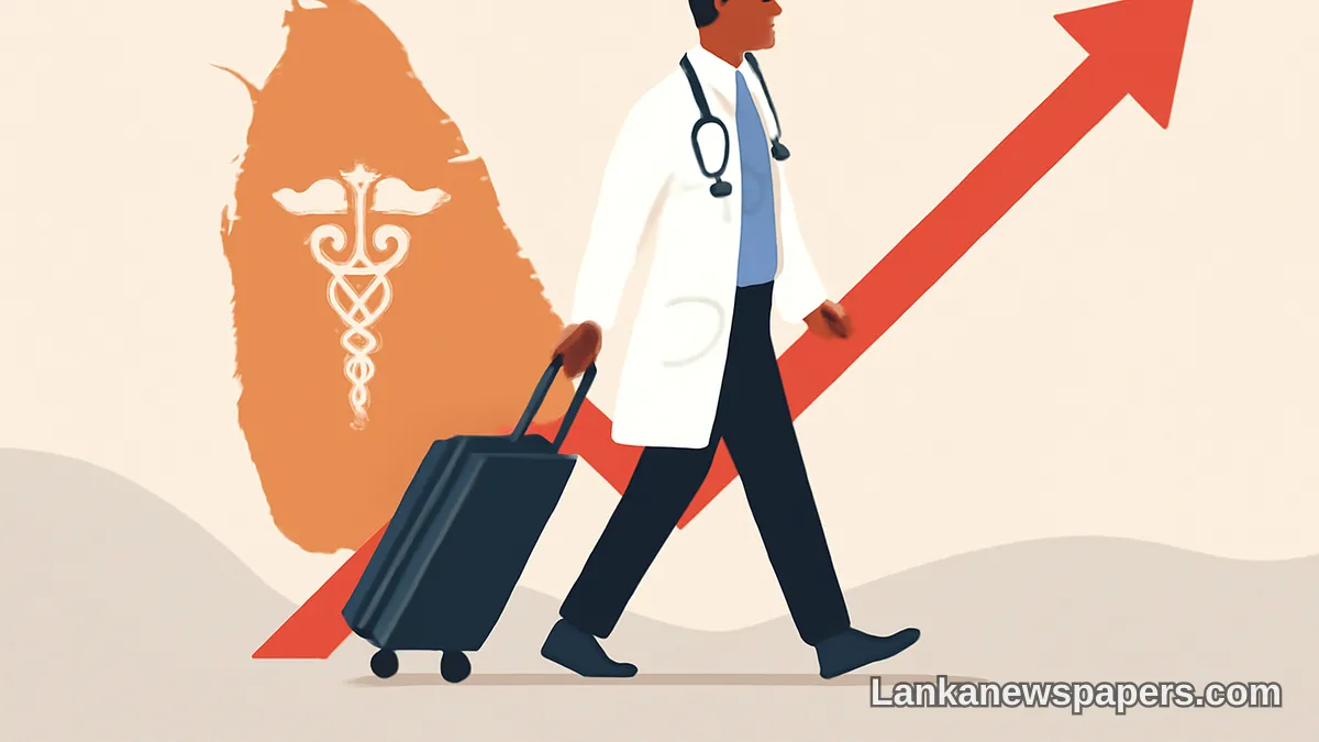 මොළ ගලා යාමේ අර්බුදය: රජයේ වෛද්‍ය නිලධාරීන්ගේ සංගමය 36% බදු බරට එරෙහිව පෙනී සිටියදී වෛද්‍යවරුන් 2,500කට අධික සංඛ්‍යාවක් ශ්‍රී ලංකාව හැර ගොස් ඇත