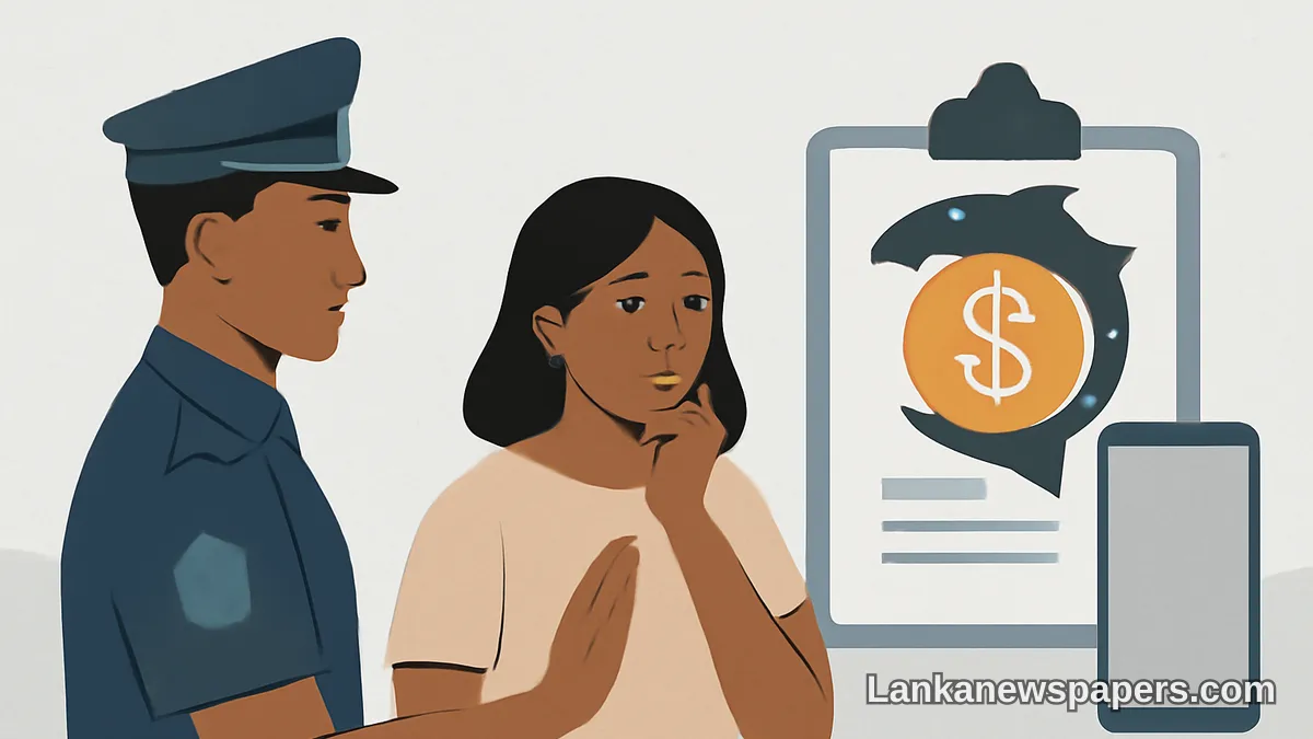 Sri Lanka Police Warn Public Against Predatory High-Interest Online Loan Schemes