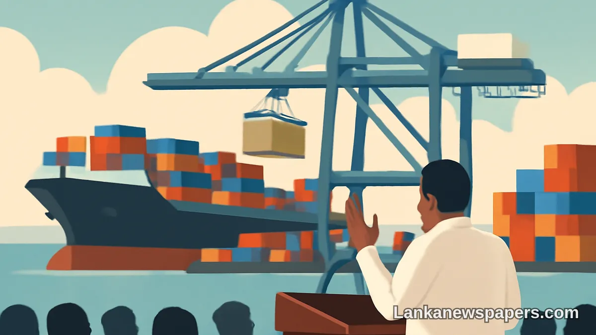 අග්‍රාමාත්‍යවරයා අදානි සමූහය පවත්වාගෙන යන කොළඹ වරාය පර්යන්තයේ ඩොලර් මිලියන 750ක් වටිනා ප්‍රධාන පුළුල් කිරීමේ ව්‍යාපෘතිය විවෘත කෙරේ
