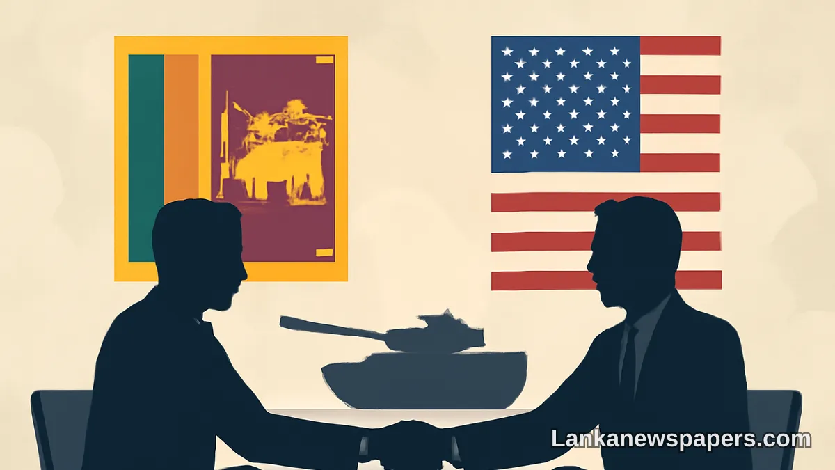 ශ්‍රී ලංකාව සහ එක්සත් ජනපදය ආරක්ෂක සබඳතා ශක්තිමත් කිරීමේ සාකච්ඡා පවත්වයි
