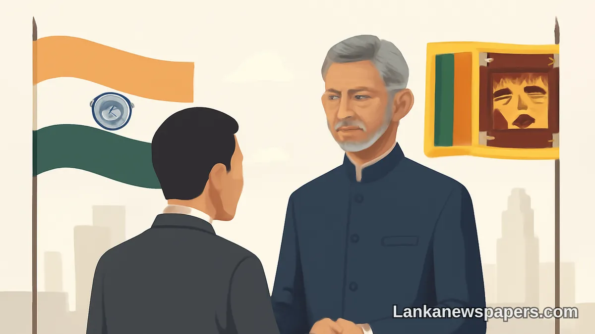 ඉන්දියාවේ විදේශ අමාත්‍ය ජයශංකර් ශ්‍රී ලංකාව සමඟ දෘඪ සබඳතාවයට නැවත අධිෂ්ඨාන කරයි