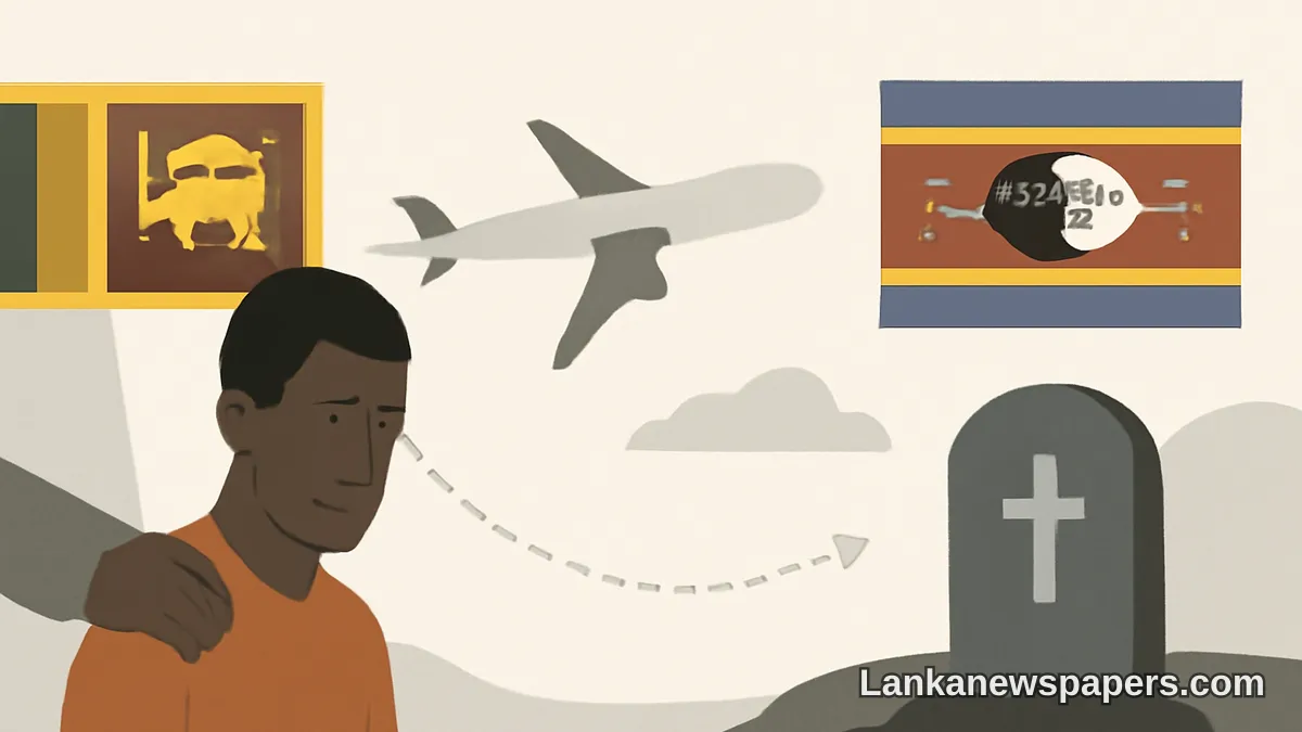 Sri Lankan Asylum Seeker Dies in Eswatini After Being Deported from UK