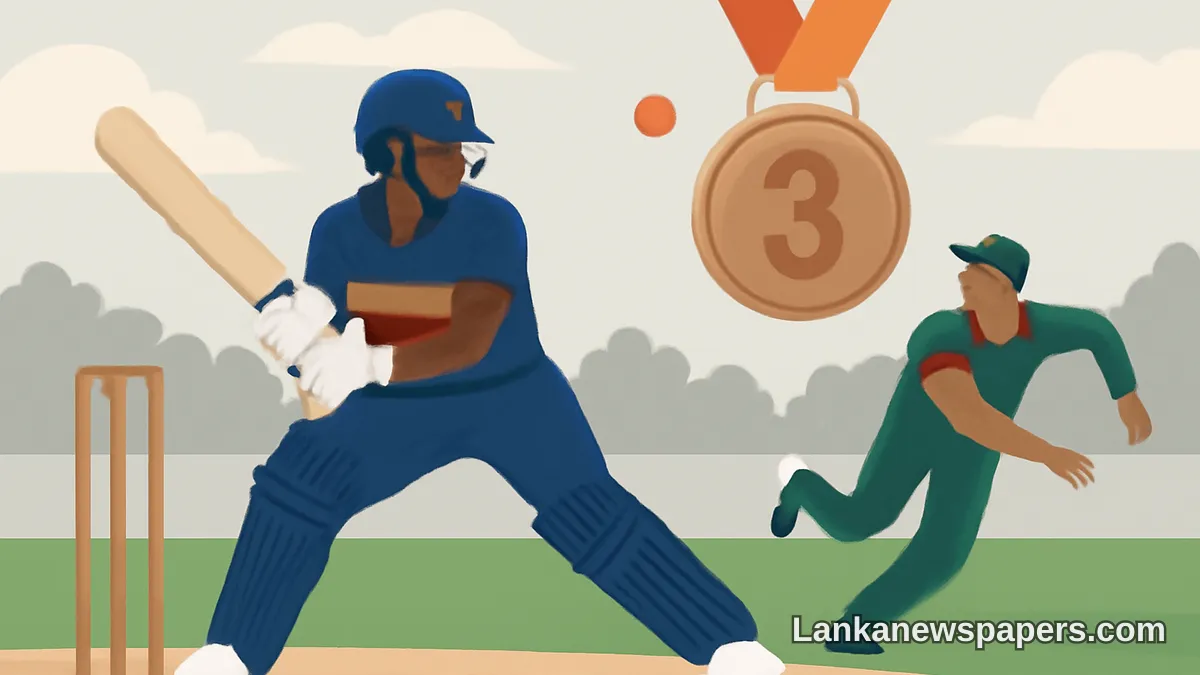 ශ්‍රී ලංකාව ලෝකඩ පදක්කම දිනා ගනී — බංග්ලාදේශය දුවගෙන 63 රනින් පරාජය
