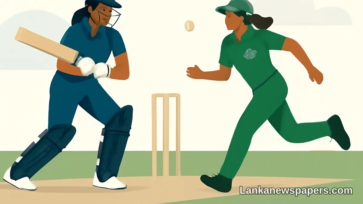 ශ්‍රී ලංකා කාන්තා අඩසියලු දහනව වයස් කණ්ඩායම 2 වැනි තරඟයේදී පාකිස්තානයට එරෙහිව මටටම් ගනී