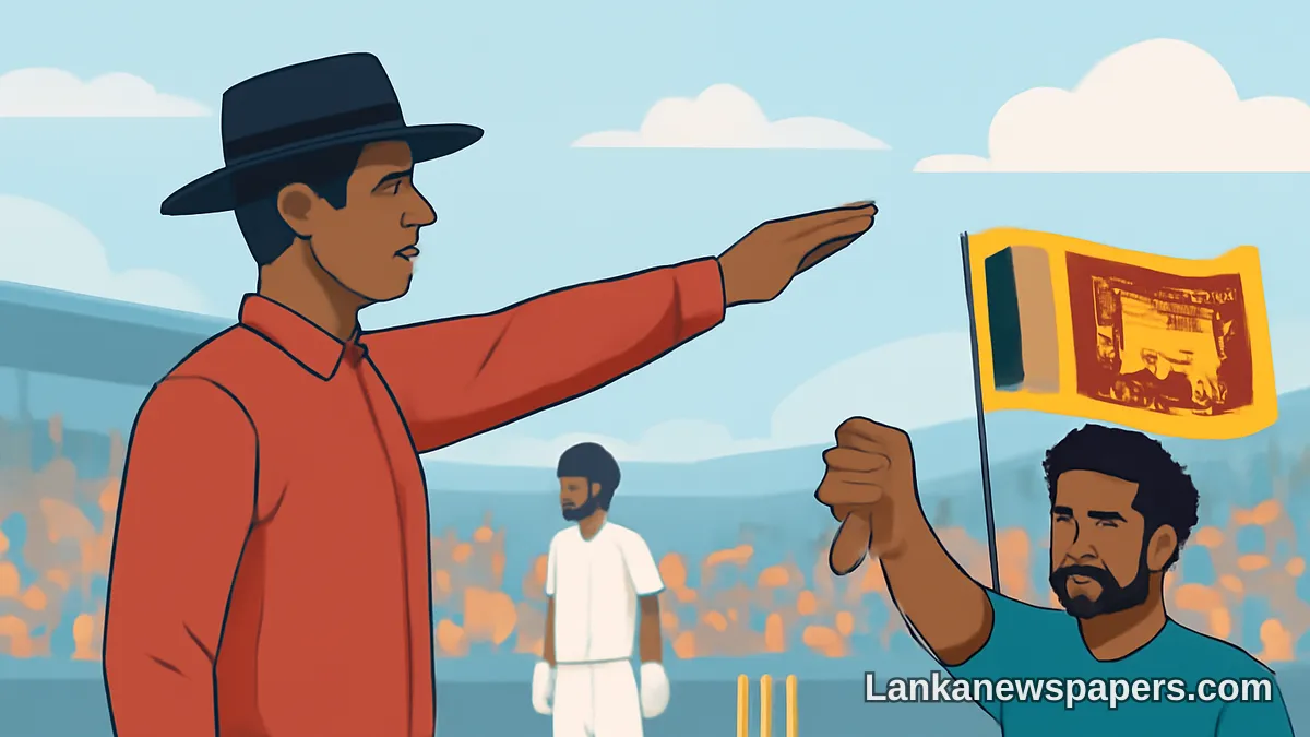 උම්පයර් නිතින් මෙනොන්ගේ මතභේදාත්මක තීරණය ආසියානු ක්‍රීඩා වෙනුවෙන් ලෝකඩ පදක්කම් තරගයේදී රසිකයන් කෝපයට පත් කරයි