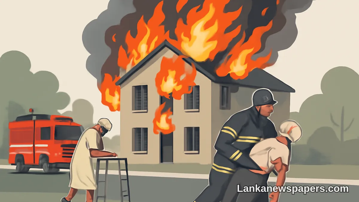 Twelve Dead as Fire Engulfs Sri Lankan Nursing Home