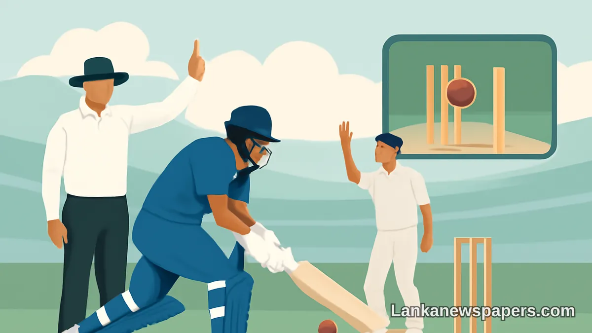 Controversial Umpiring Decision Haunts Sri Lanka in No-DRS Match as Replays Show Clear Miss
