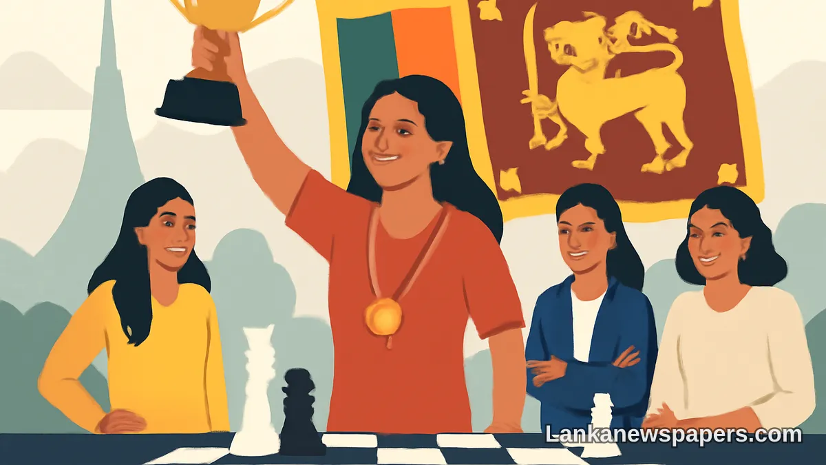 Sri Lankan Women's Chess Team Clinches Category C Gold at 46th Chess Olympiad in Uzbekistan