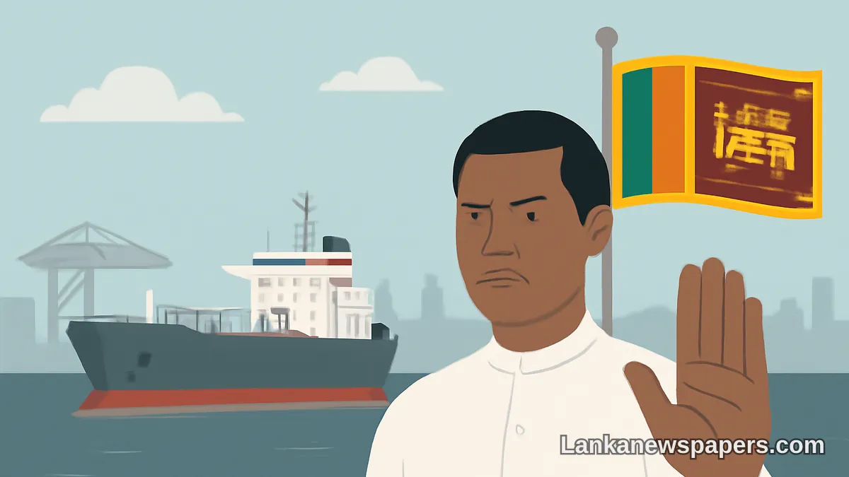 Sri Lanka Refuses to Supply Iranian Vessels, Government Confirms