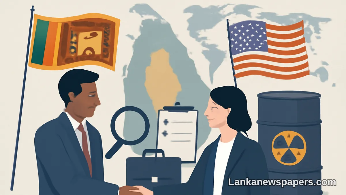 න්‍යෂ්ටික ජාවාරම් මැඩලීමට ශ්‍රී ලංකාව හා එක්සත් ජනපදය සහයෝගීතාව ශක්තිමත් කරයි