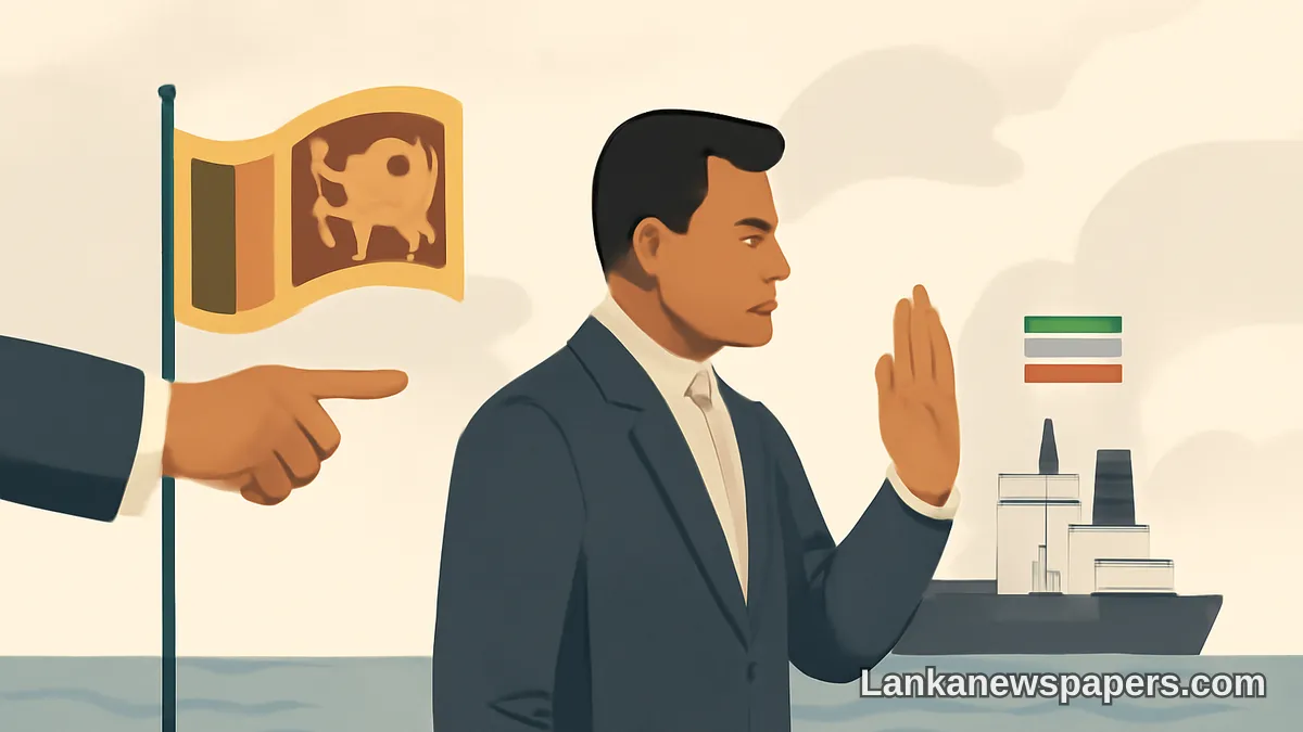 එක්සත් ජනපදයේ බලපෑමට නතු වූ බවට ශ්‍රී ලංකාව එරෙහිව ප්‍රතික්ෂේප කරයි — ඉරාන නෞකා මතභේදය කේන්ද්‍ර කර ගනිමින්