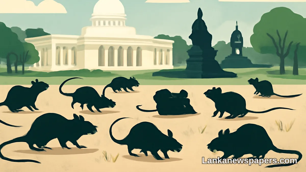 Rat Infestation Overruns Colombo's Historic Viharamahadevi Park