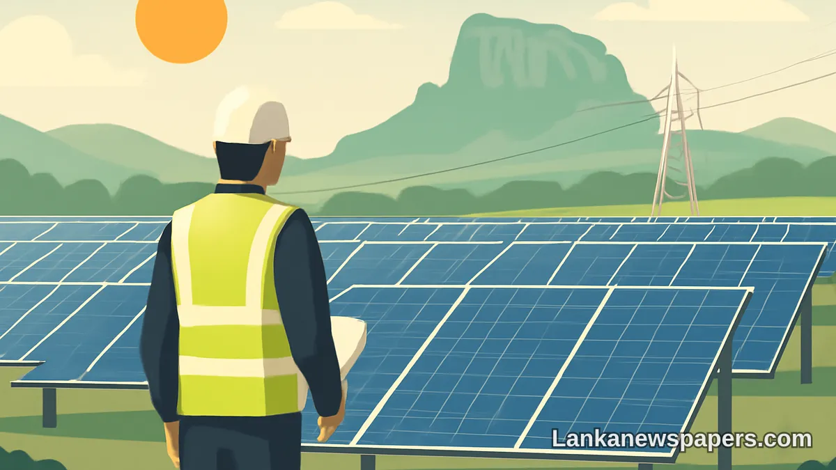 මෙගාවොට් 300 ජාතික සෞරශක්ති වැඩසටහන යටතේ පළමු ව්‍යාපෘතිය ක්‍රියාත්මක කිරීමත් සමඟ ශ්‍රී ලංකාව සුවිශේෂột සන්ධිස්ථානයක්