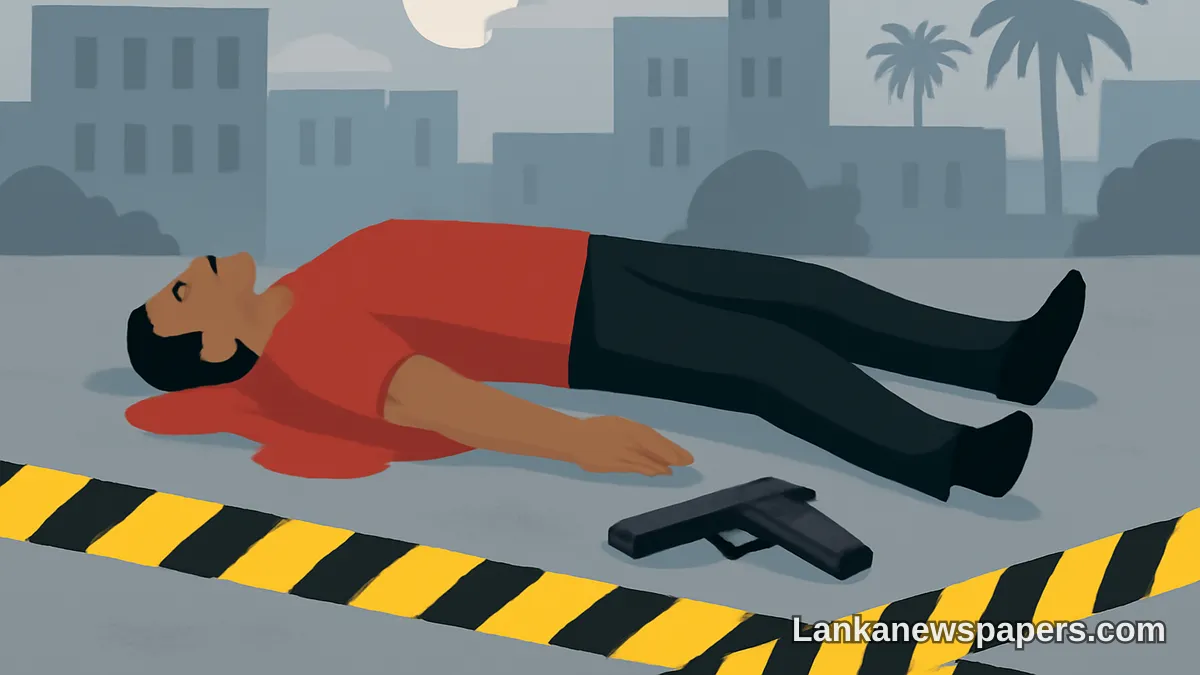 Man Shot Dead in Kalutara in Latest Act of Gun Violence