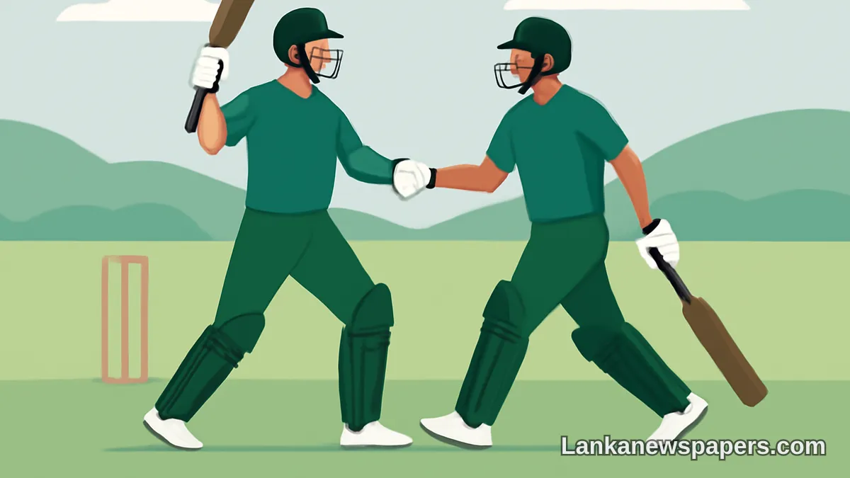 පාකිස්තානය 183 රන් ලුහුබැඳ ෆාර්හාන් සහ සාදකත් දායකත්වයෙන් තරග මාලාවේ පළමු ජයග්‍රහණය කරගනී