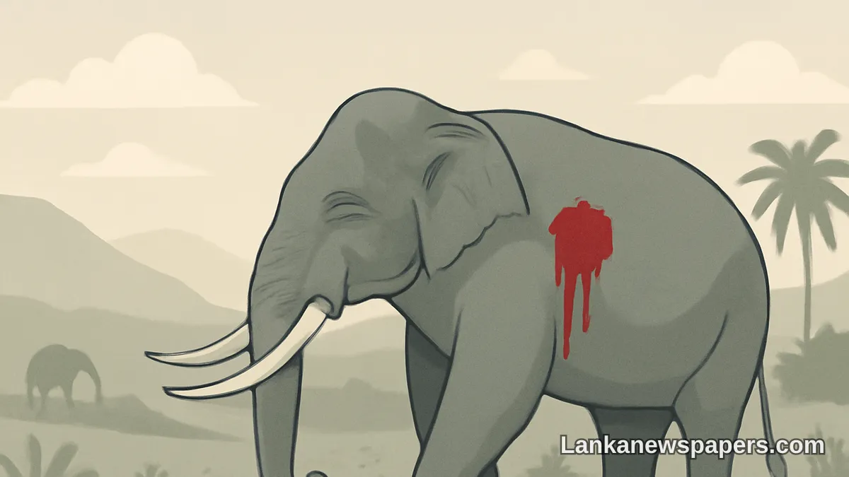 Tusker Found with Gunshot Wound Raises Alarm Over Elephant Protection in Sri Lanka