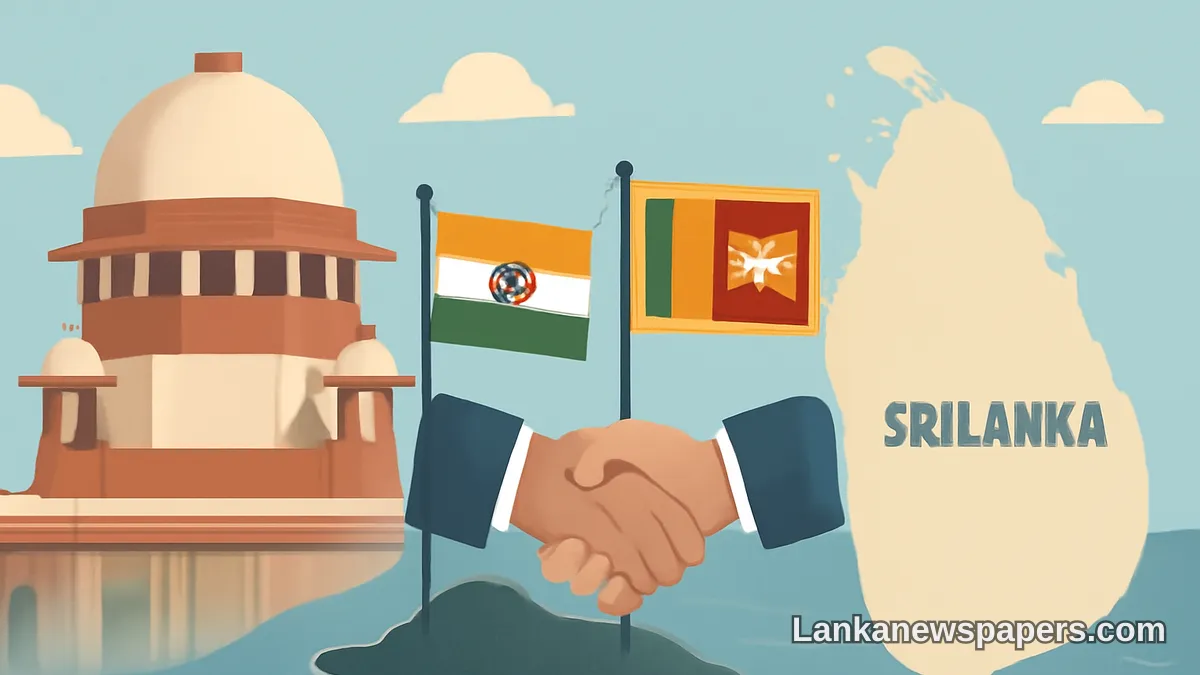 කච්චතීවු ආරවුල සම්බන්ධයෙන් ඉන්දීය ශ්‍රේෂ්ඨාධිකරණය දැක්වූ අදහස් ශ්‍රී ලංකාව අනුමත කරයි