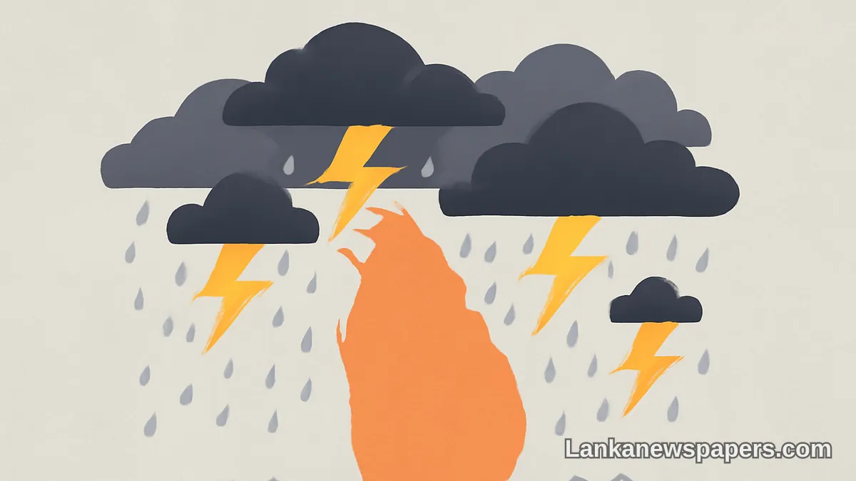 Met Department Warns of Island-Wide Showers and Thunderstorms This Afternoon