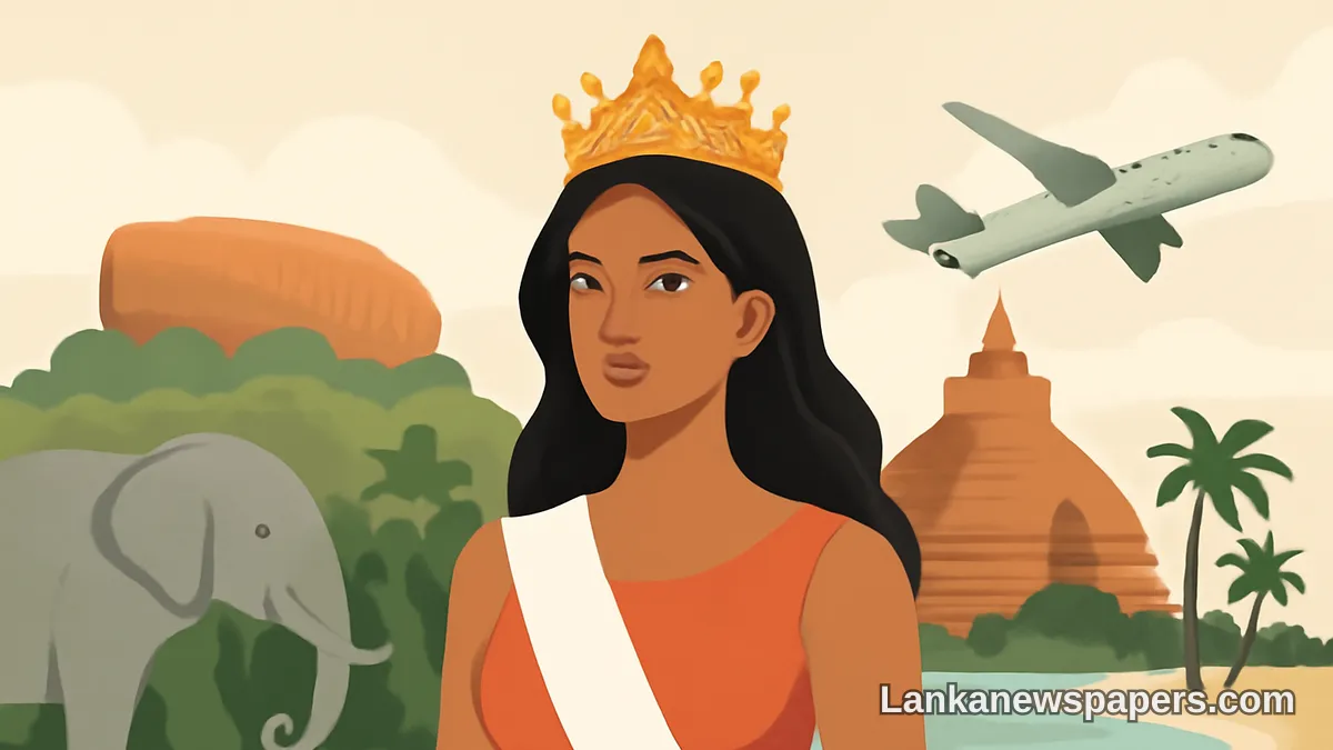 Sri Lankan Beauty Queen Nimesha Premachandra Takes on Global Role to Boost Island's Tourism