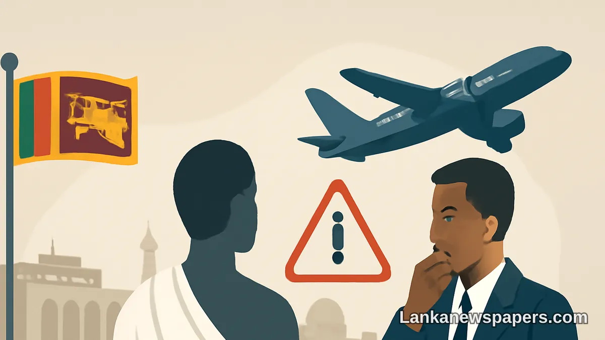 Sri Lankan Consulate in Jeddah Issues Alert Over Potential Flight Disruptions Affecting Umrah Pilgrims