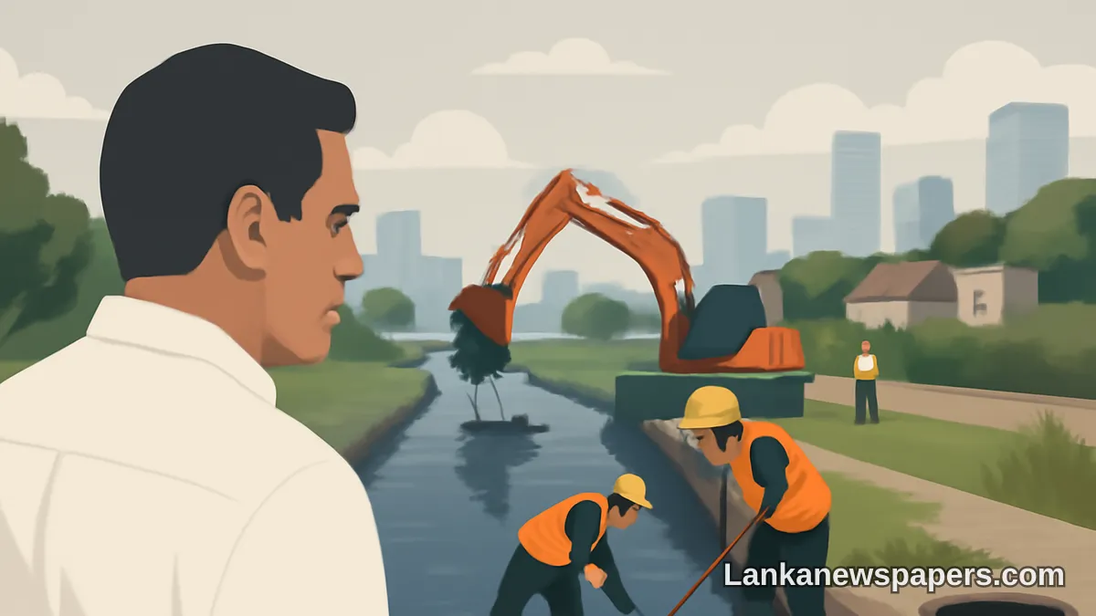 PM Amarasuriya Orders Two-Week Deadline to Clear Colombo's Canals and Drains Ahead of Heavy Rains