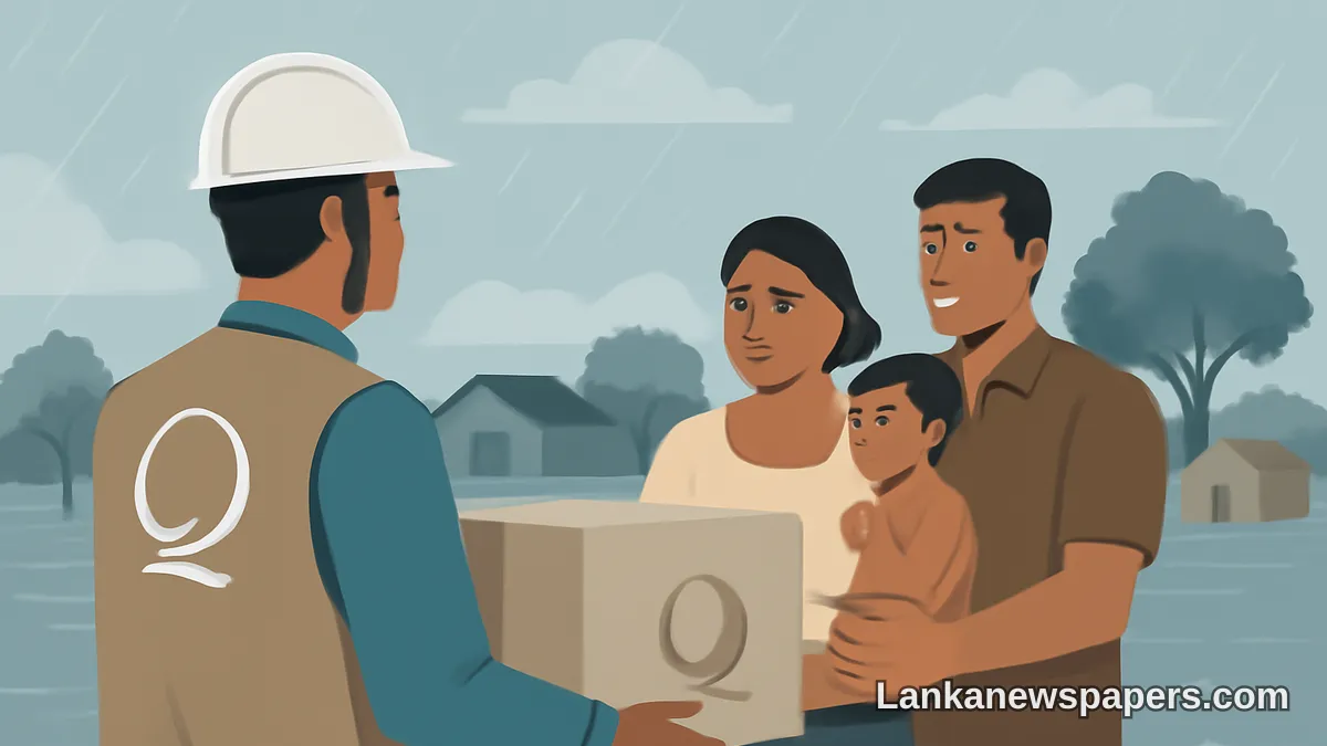 Qatar Charity Extends Lifeline to Sri Lankan Families Devastated by Floods