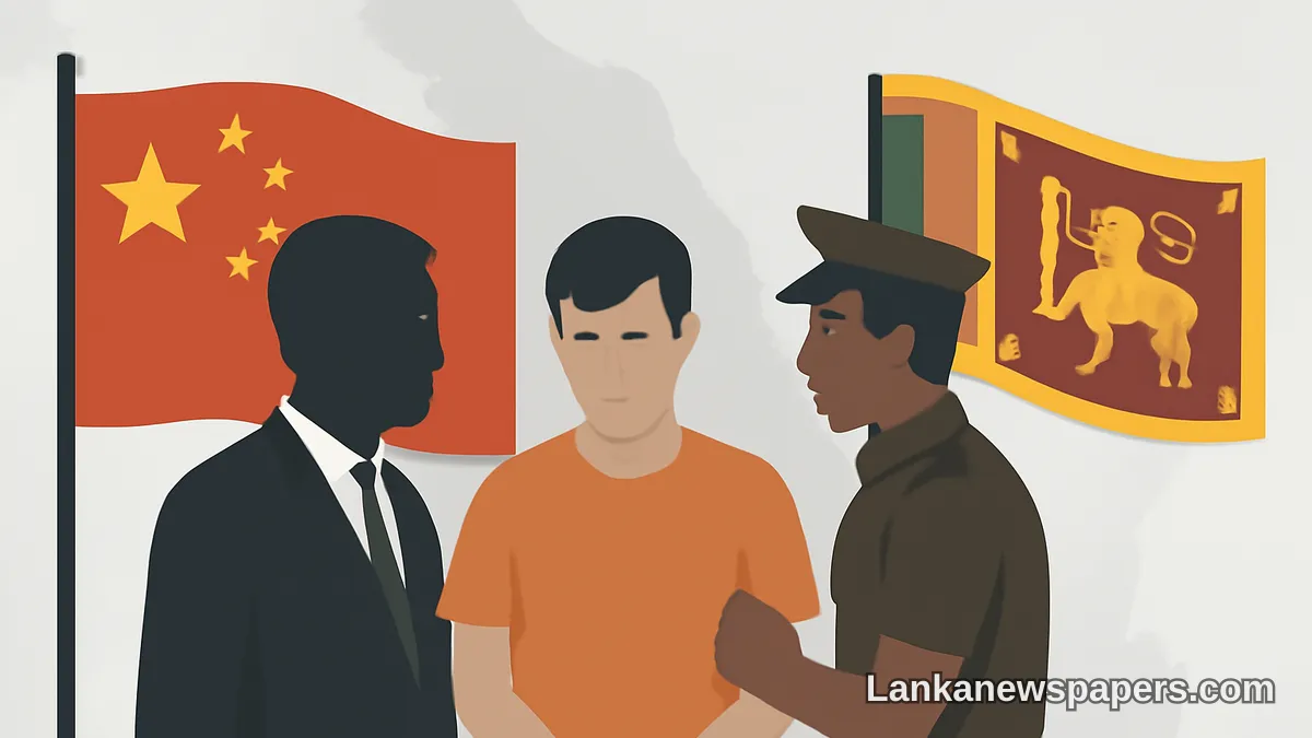 China Formally Requests Deportation of Fugitive Captured in Sri Lanka