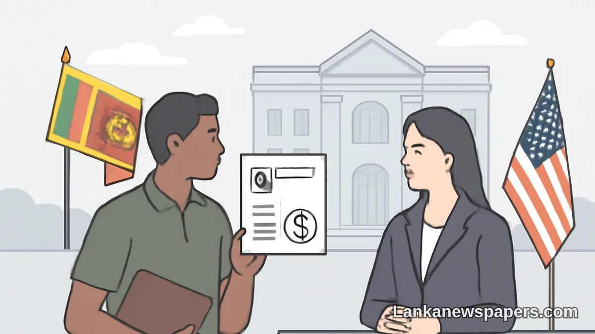 US Embassy Reminds Sri Lankan Visa Applicants to Demonstrate Financial Readiness