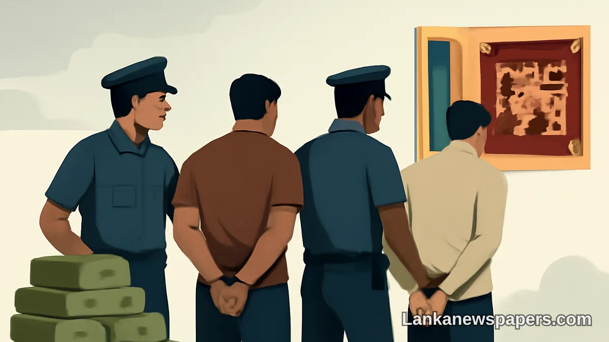 Two Sri Lankans Among Four Arrested in Major 100kg Cannabis Smuggling Bust