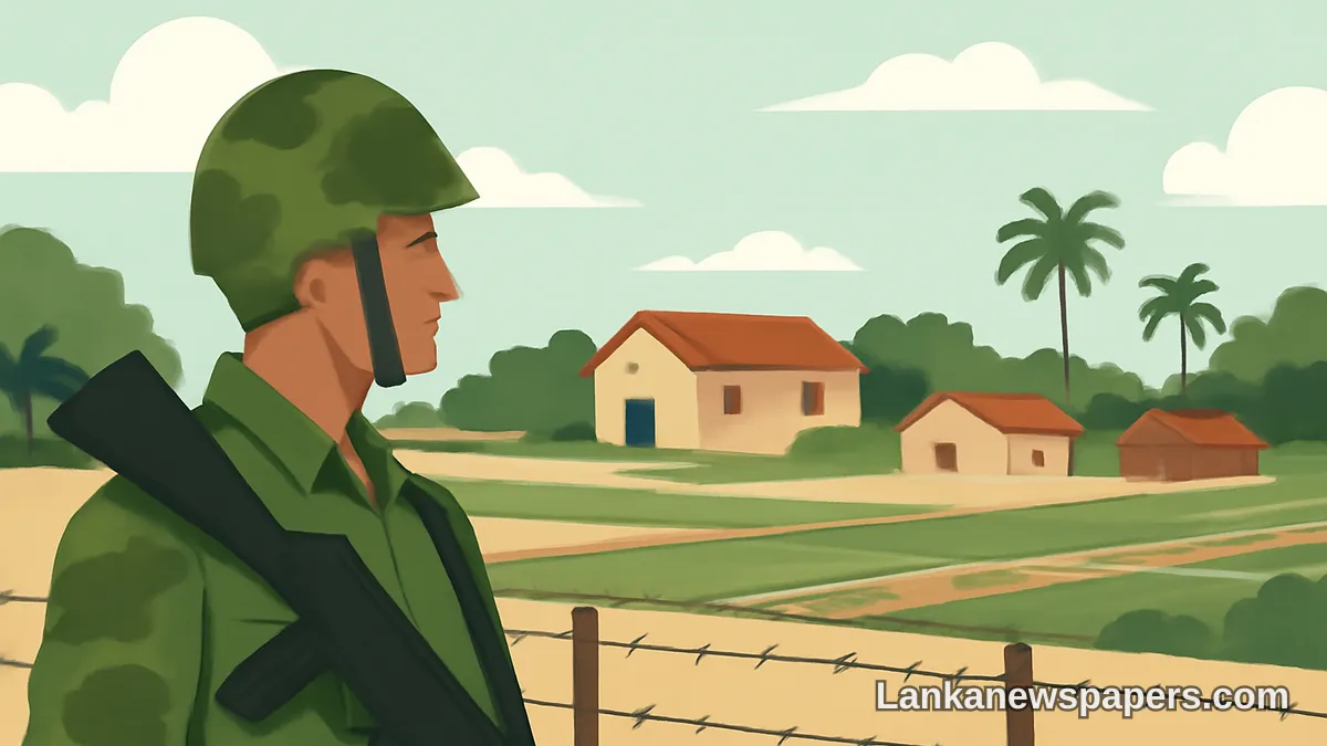 Sri Lanka Military Releases Over 11 Acres of Land in Jaffna Amid Ongoing Concerns Over Vast Occupied Territory