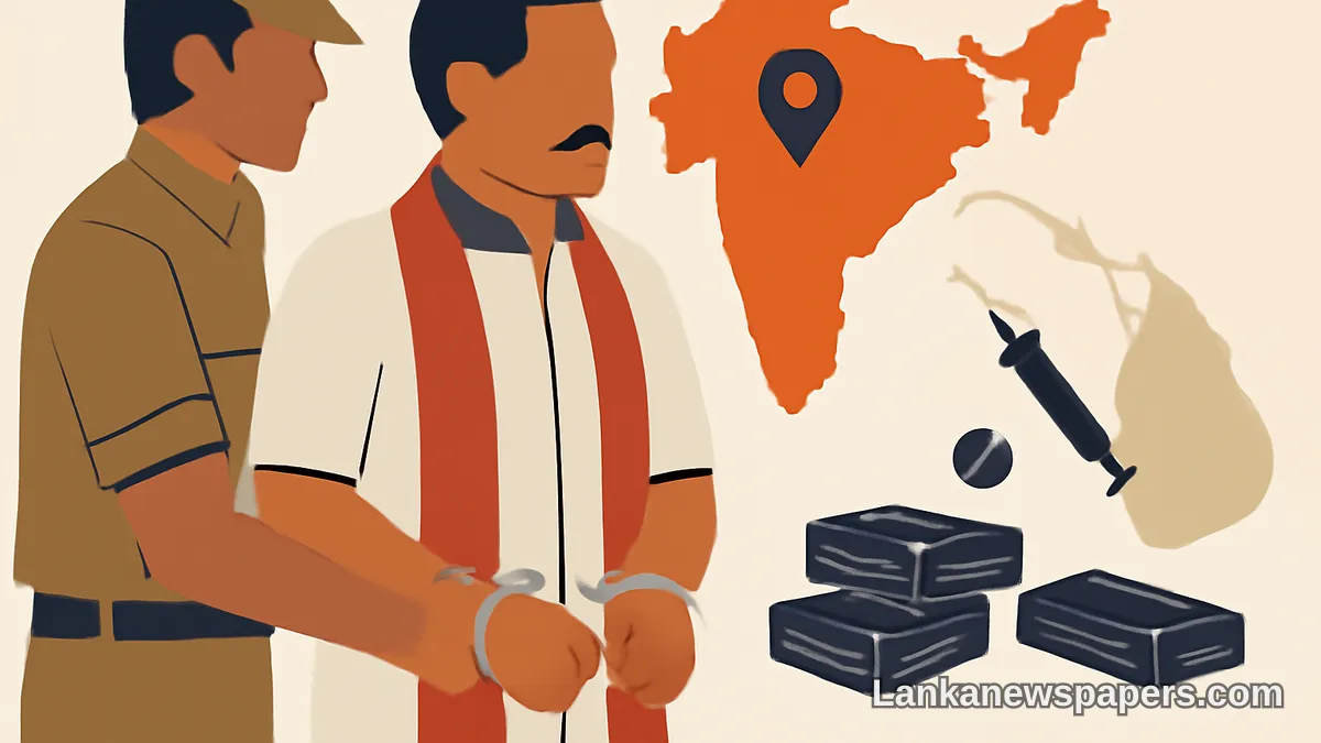 TVK Party Official Nabbed in India Over Drug Smuggling Ring Allegedly Tied to Sri Lanka