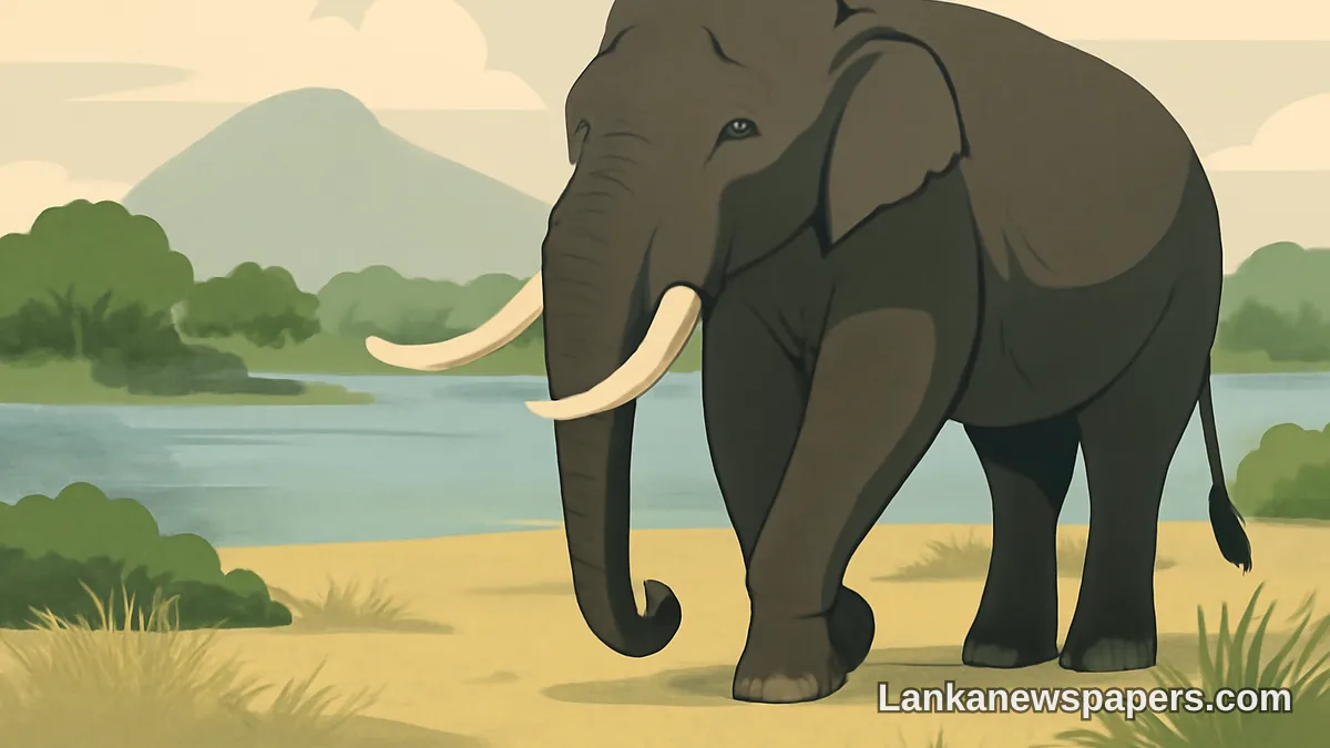 Beloved Sri Lankan Tusker 'Agbo' Located Safe and in Good Health at Nachchaduwa Reserve