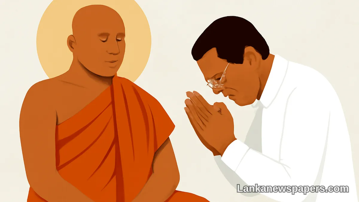 Sirisena Seeks Forgiveness from Maha Sangha Over Controversial Gnanasara Pardon