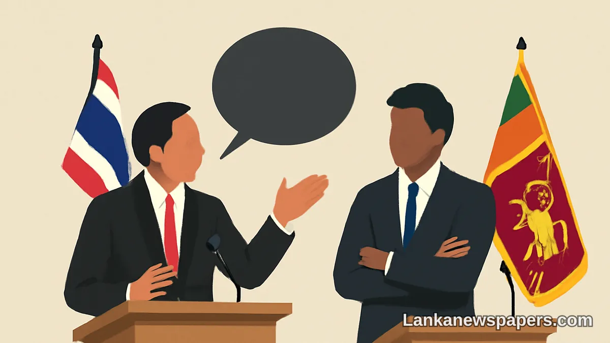 Foreign Ministry Fires Back at UNP Over Thai Deputy PM's Visit to Sri Lanka