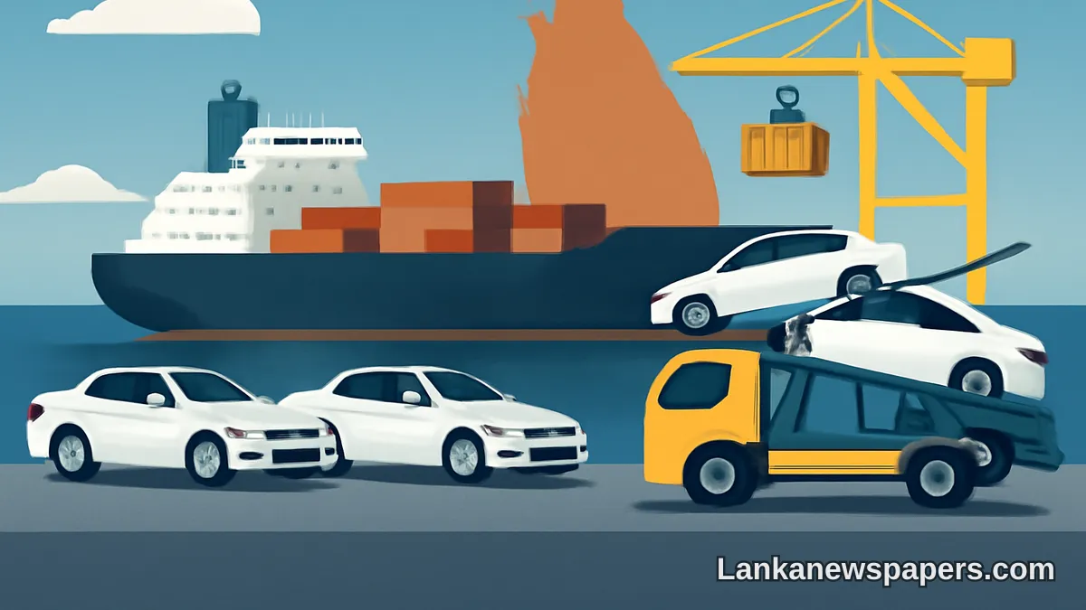 Hambantota Port Drives Sri Lanka's Vehicle Import Recovery With Over 167,000 Units Processed