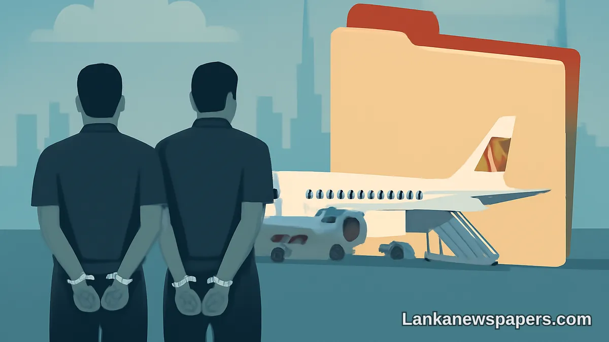 Repatriation of Two Underworld Suspects Stalled After Sri Lanka Police Fail to Submit Key Documents to Dubai Authorities