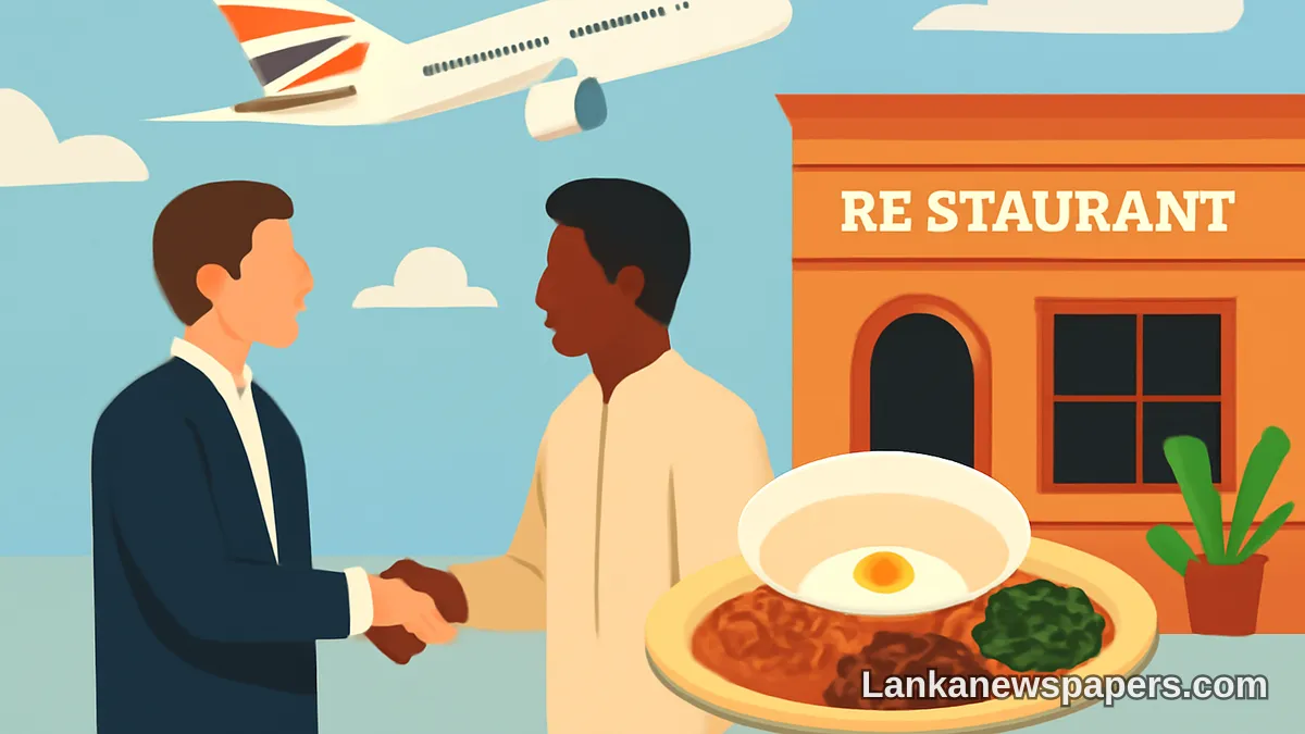 British Airways Partners with Hoppers Restaurant Chain to Mark New Direct Route to Colombo