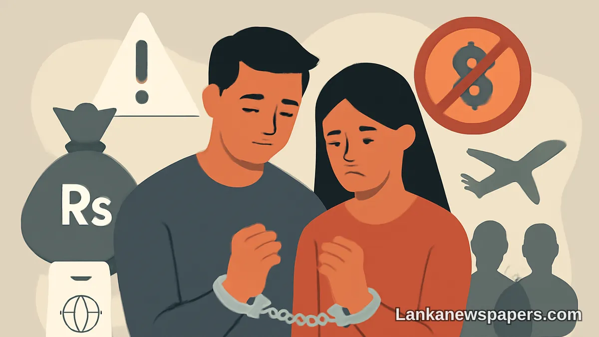 Husband and Wife Nabbed for Allegedly Defrauding Job Seekers of Over Rs. 8 Million in Foreign Employment Scheme