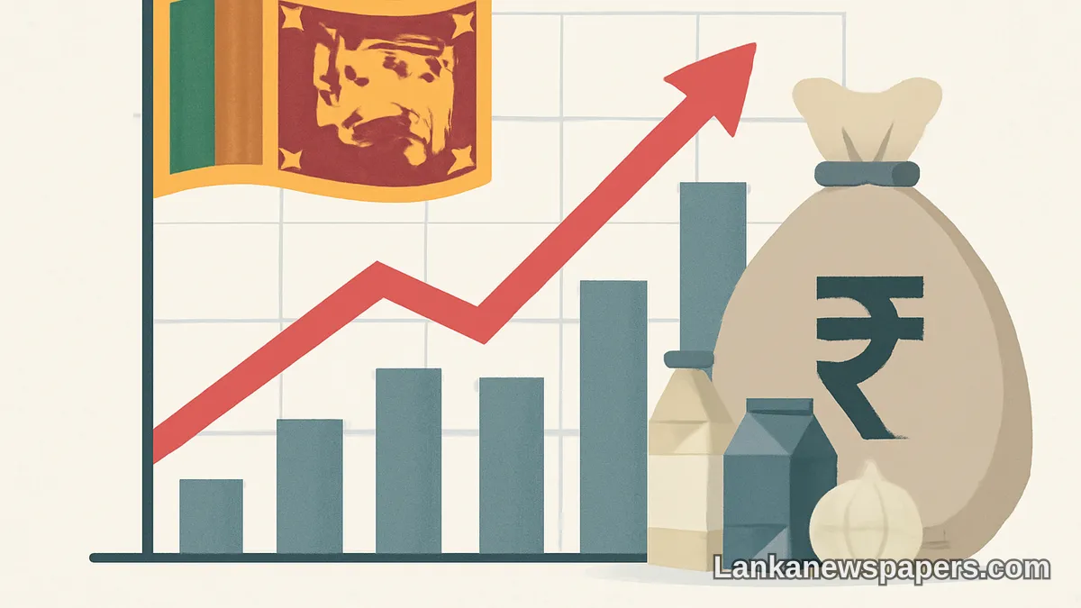 Sri Lanka's National Inflation Holds at 40-Month Peak of 8.1% in September
