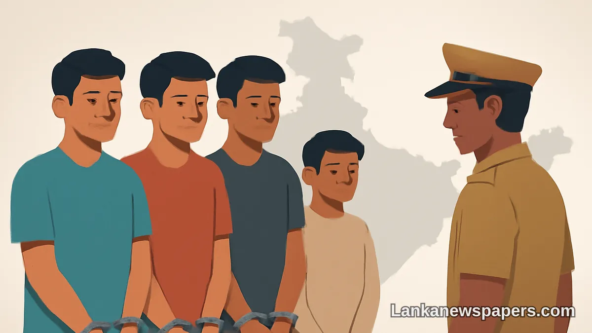 Four Arrested Near Indo-Nepal Border Including Three Sri Lankan Nationals