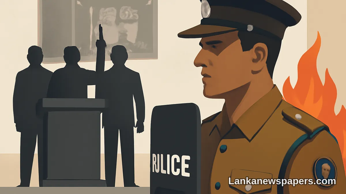 Sri Lanka Police Chief Under Fire as Force Faces Fresh Allegations of Political Overreach