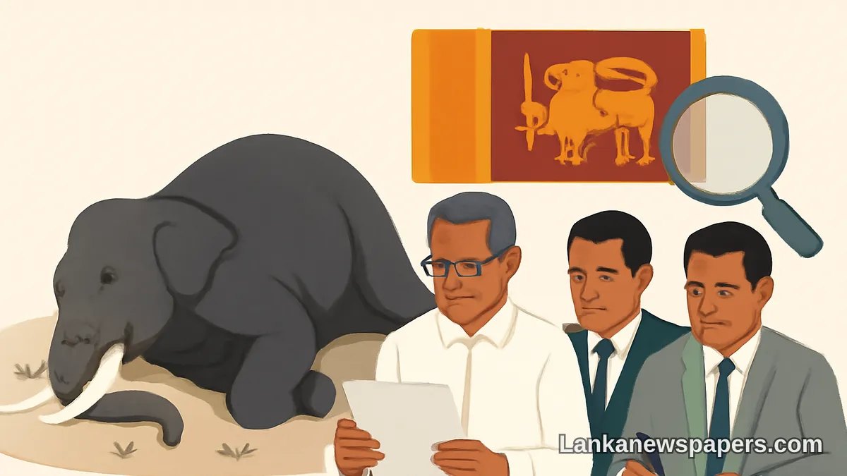 Presidential Committee Launches Probe into Death of Famous Tusker Kawanthissa