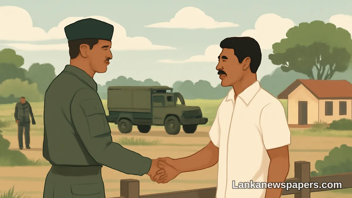 Military Returns Nearly Seven Acres of Keppapilavu Land to Civil Administration
