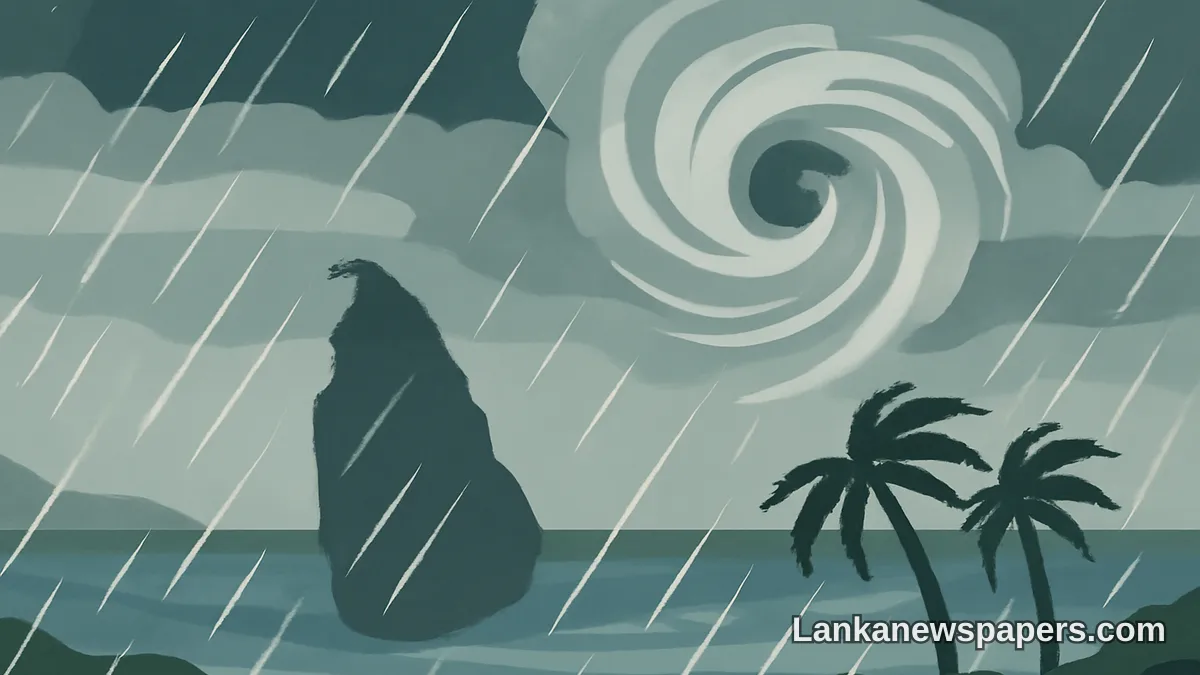 Bay of Bengal Cyclone Formation Set to Bring Heavy Rainfall Across Sri Lanka