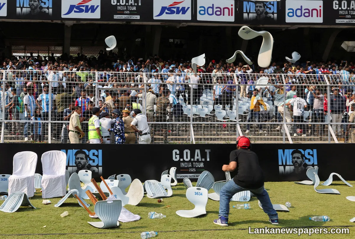 Lionel Messi India Tour: Chaos at Kolkata Leg of GOAT Tour