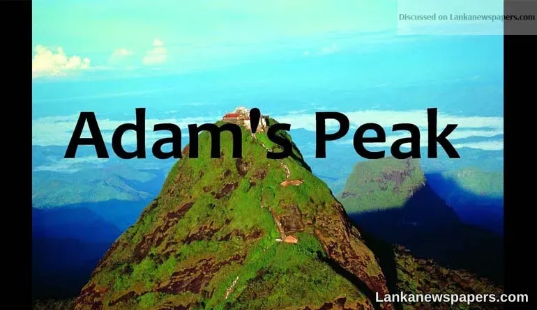 Adam’s Peak new ‘footprints’ No archaeological value - DGA Toe engravings carved into stone