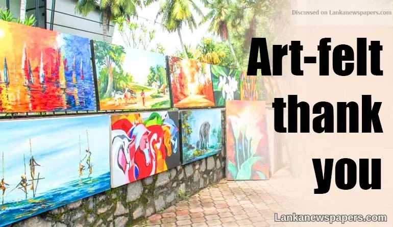 Art-felt thank you