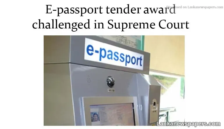 E-passport tender award challenged in Supreme Court