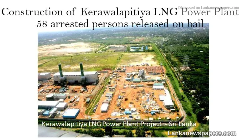 Construction of Kerawalapitiya LNG Power Plant