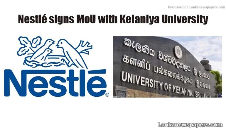 Nestlé signs MoU with Kelaniya University